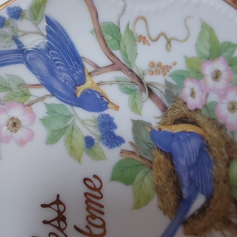 Fine chine decor plates - Picture 5 of 9